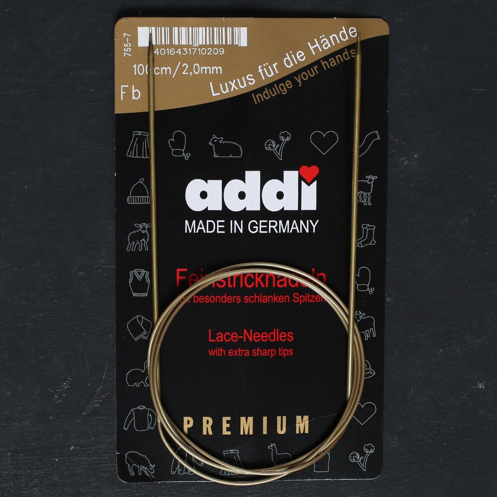 Addi 2mm 100cm Klasik Misinalı Dantel Şişi 755-7 - Hobium